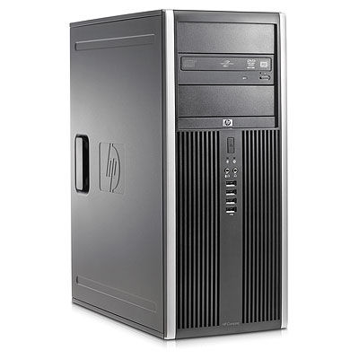 HP Compaq Elite 8000 Convertible Minitower Intel® Core™2 Duo E8500 4 GB DDR3-SDRAM 250 GB Windows 7 Professional PC Black