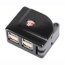 Targus 4 Port USB 2.0 Travel Hub 480 Mbit/s Black
