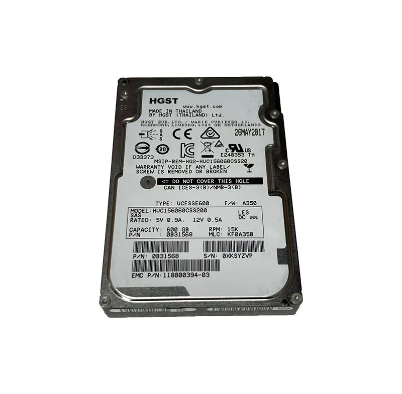 EMC 600GB 15K RPM SAS 2.5-Inch Hard Drive