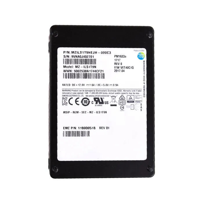 118000518 - EMC 1.92TB SAS SFF 2.5" Solid State Drive