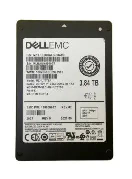 118000632 - EMC 3.84TB SAS SFF 2.5" Solid State Drive