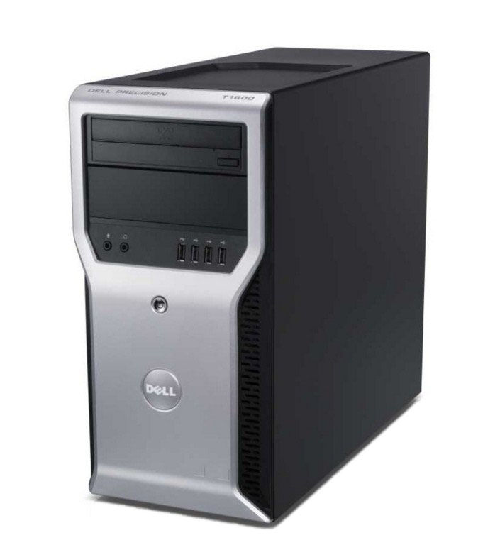 DELL Precision T1600 Intel® Core™ i3 i3-2100 4 GB DDR3-SDRAM 500 GB Windows 7 Professional Tower Workstation Black, Silver