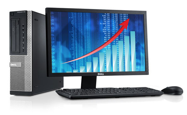DELL OptiPlex 790 + P1911 Intel® Core™ i3 i3-2100 2 GB DDR3-SDRAM 500 GB FreeDOS SFF PC Black, Silver