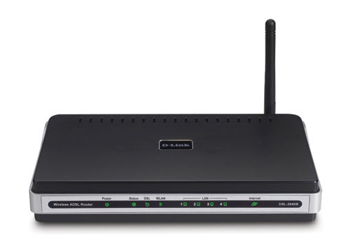 D-Link DSL-2640B-E1 wireless router Fast Ethernet Black