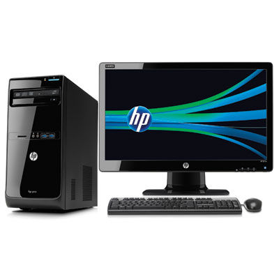 HP Pro 3400 MT + 2011x Intel Pentium G G630 2 GB DDR3-SDRAM 500 GB HDD Windows 7 Professional Micro Tower PC Black