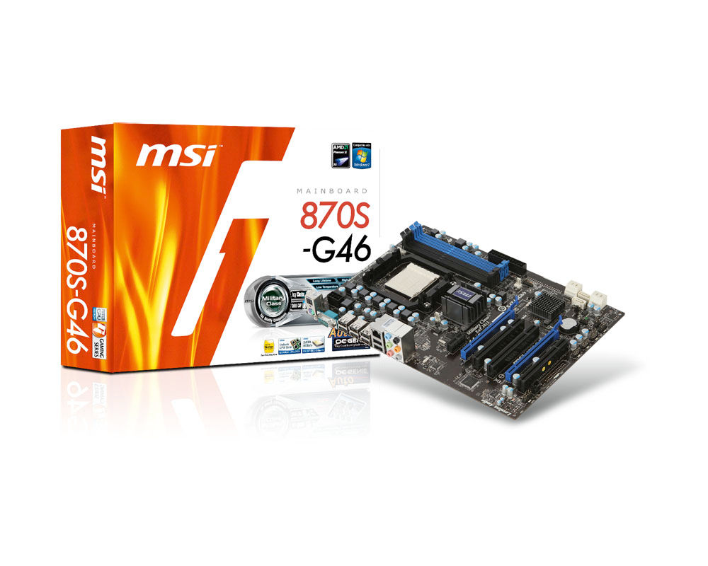 MSI 870S-G46 AMD 870 (RX881) Socket AM3 ATX