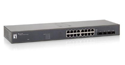 LevelOne 16 GE + 4 GE SFP Switch