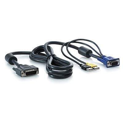 HP 1x4 KVM Console 6ft USB Cable networking cable