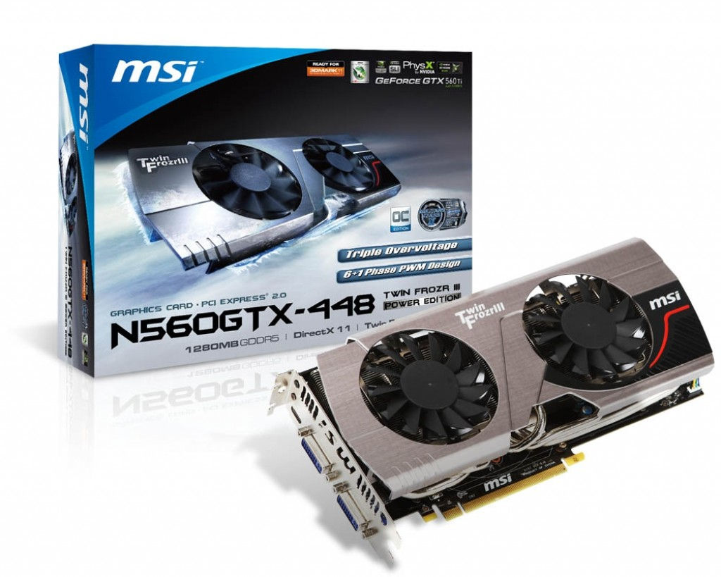 MSI GeForce N560GTX-448 Twin Frozr III Power Edition/OC