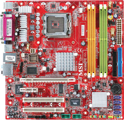 MSI 945GM4-FI motherboard LGA 775 (Socket T) micro ATX
