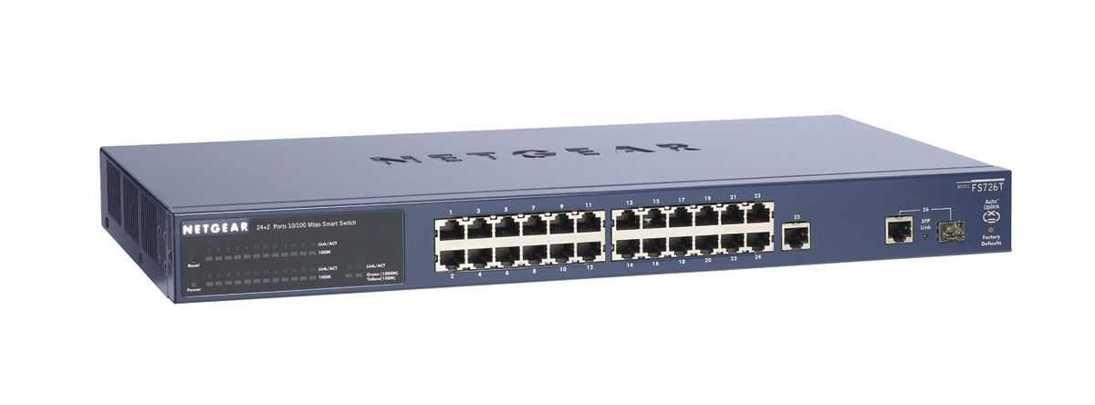 NETGEAR ProSafe™ 24-Port 10/100 Smart Switch Managed Black