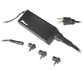 Targus Home/Office 75 Watt AC Laptop Power Adapter power adapter/inverter 75 W Black