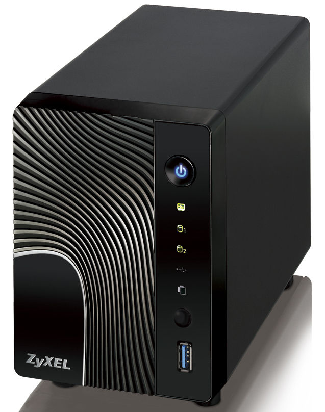 Zyxel NSA325 0.5 GB 0 TB Black
