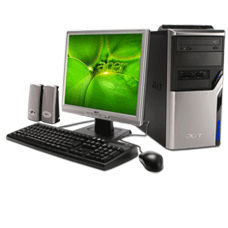 Acer Aspire M3100-WS AMD Athlon 4000+ 2 GB DDR2-SDRAM 250 GB NVIDIA GeForce 8300 GS Windows Vista Home Premium Tower PC