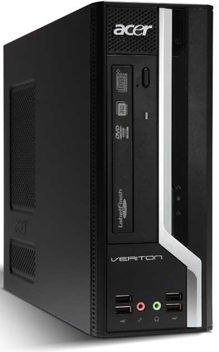 Acer Veriton X X2610G Intel® Core™ i3 i3-2120 4 GB DDR3-SDRAM 320 GB FreeDOS Desktop PC Black