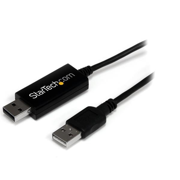 StarTech.com 2 Port USB KM Switch - USB Keyboard and Mouse Switch with File Transfer