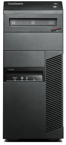 Lenovo ThinkCentre M91p Intel® Core™ i7 i7-2600 4 GB DDR3-SDRAM 1 TB Windows 7 Professional Tower PC Black