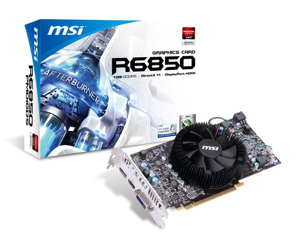 MSI V244-084R graphics card AMD Radeon HD6850 1 GB GDDR5