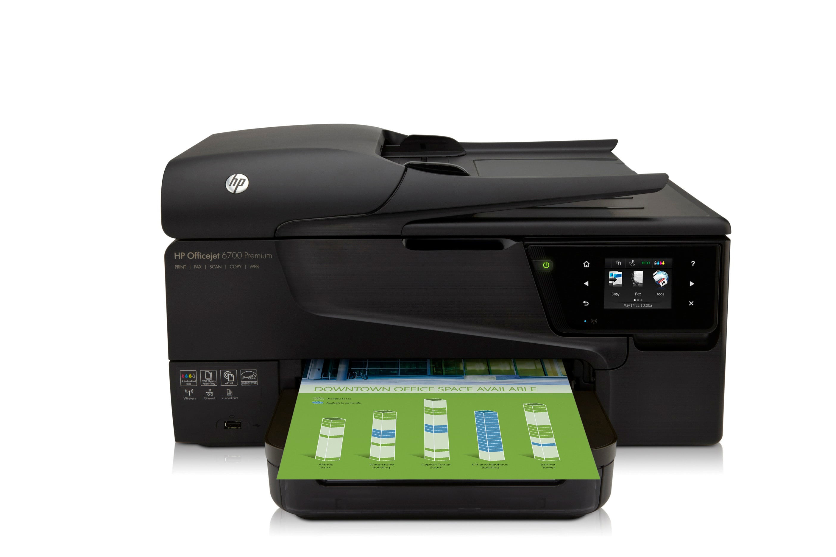HP OfficeJet 6700 Thermal inkjet A4 4800 x 1200 DPI 16 ppm Wi-Fi
