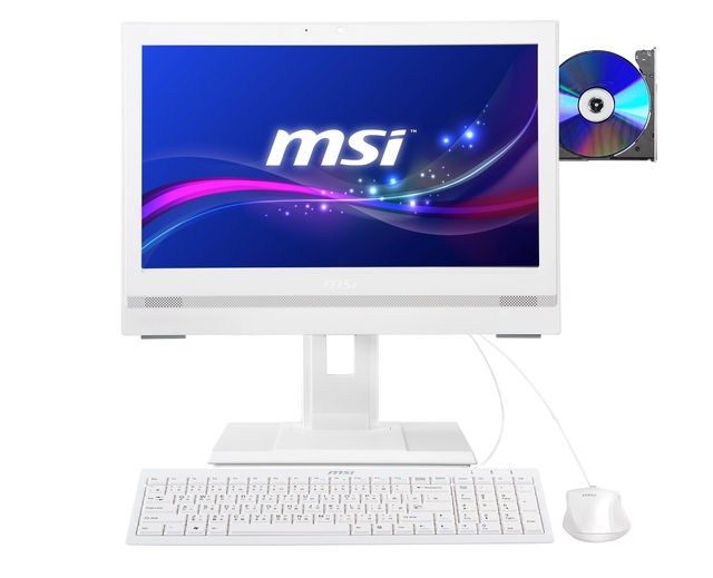 MSI AP2011-G63N45W7HW Intel Pentium G G630 50.8 cm (20") 1600 x 900 pixels Touchscreen 4 GB DDR3-SDRAM 500 GB HDD Windows 7 Home Premium Wi-Fi 4 (802.11n) White