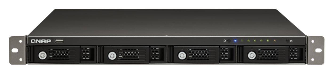 QNAP TS-459U-RP+, 2x 2 TB Rack (1U) Intel Atom® 1 GB 4 TB Linux Black