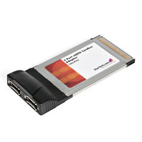 StarTech.com 2 Port eSATA Cardbus PC Card Adapter interface cards/adapter SATA