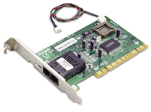 D-Link 32 Bit 100Base-FX PCI Adapter with Flow Control, VLAN & WOL 100 Mbit/s
