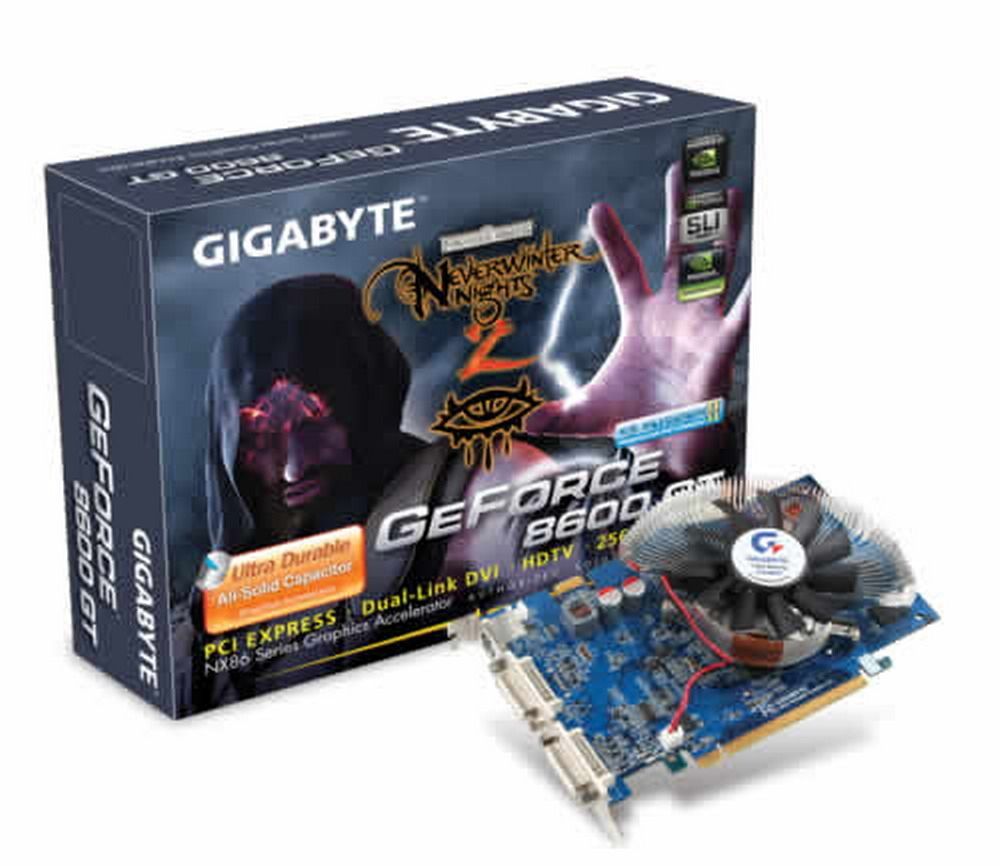 GIGABYTE GeForce8600GT 256 MB NVIDIA GDDR3
