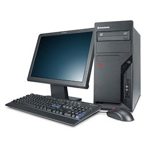 Lenovo ThinkCentre A61 AMD Athlon X2 4400+ 1 GB DDR2-SDRAM 160 GB AMD Radeon X1250 Windows Vista Business Tower PC Black