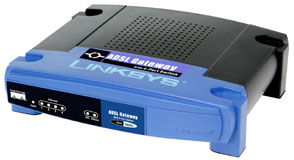 Linksys ADSL Gateway with 4-Port Switch gateway/controller