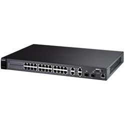 Zyxel ES-2724 network switch Managed L3 Black
