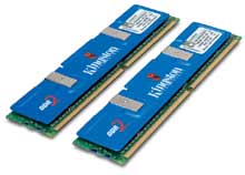HyperX Memory 1GB 750MHz DDR2 CL4 2pk memory module 0.5 GB 240-pin DIMM