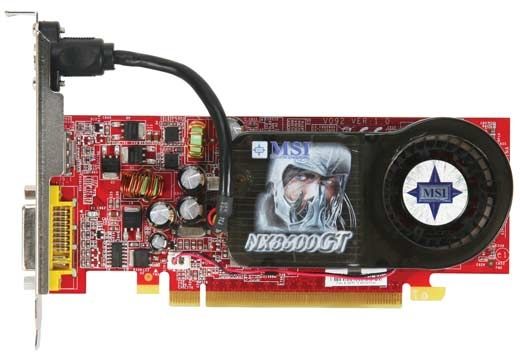 MSI NX8600GT-MTD256E/D2 graphics card GDDR2