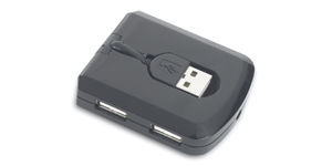APC USB 2.0 Travel Hub, 4 Ports