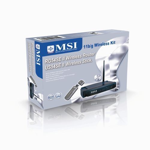 MSI Wireless Combo Kit wireless router Black