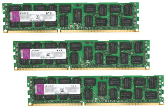 Kingston Technology ValueRAM 24GB DDR3 1333MHz Kit memory module 3 x 8 GB 240-pin DIMM ECC