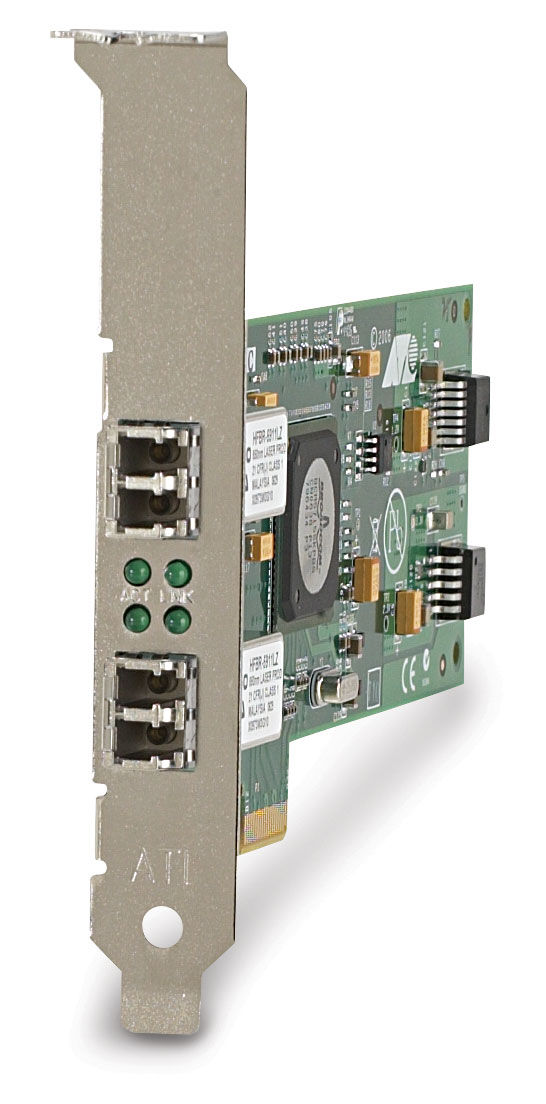 Allied Telesis 2 x 1000SX (LC) server Network Interface Card (PCIe) 1000 Mbit/s