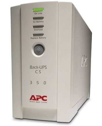APC Back-UPS CS 350 USB/Serial + PowerChute Personal Promo uninterruptible power supply (UPS) 0.35 kVA 210 W