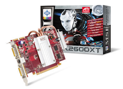 MSI Radeon X2600XT - PCI-E Graphic card 256MB GDDR3