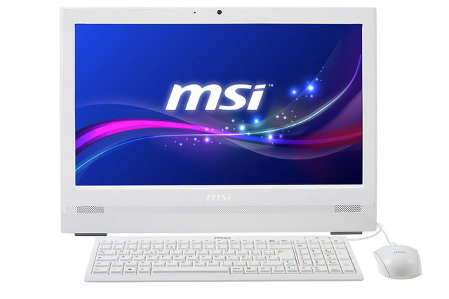 MSI Wind Top AP2011-018FR Intel® Pentium® G620 50.8 cm (20") 1600 x 900 pixels Touchscreen 2 GB DDR3-SDRAM 500 GB HDD Windows 7 Home Premium White