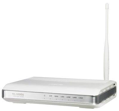 ASUS WL-520GU wireless router