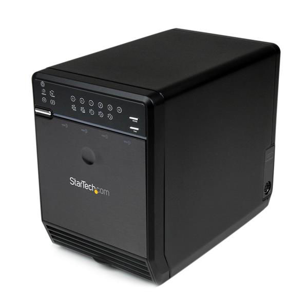 StarTech.com 4 Bay External Hard Drive Array RAID Tower – eSATA USB 3.0 Enclosure