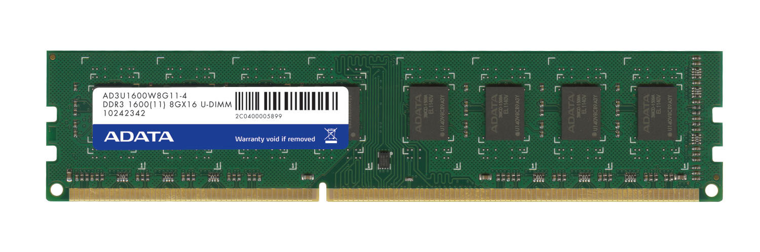 ADATA 8GB DDR3 - 1600 MHz memory module 240-pin DIMM