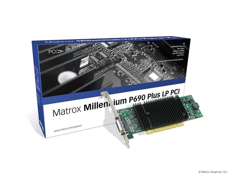 Matrox P69-MDDP256LAUF graphics card GDDR2