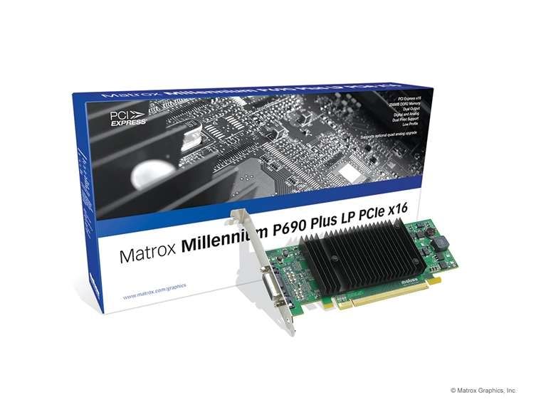 Matrox P69-MDDE256LAUF graphics card GDDR2