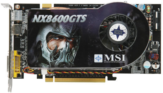 MSI NX8600GTS DIAMOND PL graphics card GeForce 8600 GTS GDDR3