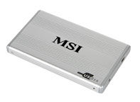MSI External USB 2.0 HDD enclosure Grey USB powered