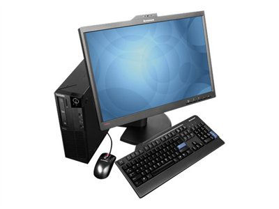 Lenovo ThinkCentre M77 AMD Athlon II X2 B57 4 GB DDR3-SDRAM 500 GB Windows 7 Professional Mini Tower PC Black
