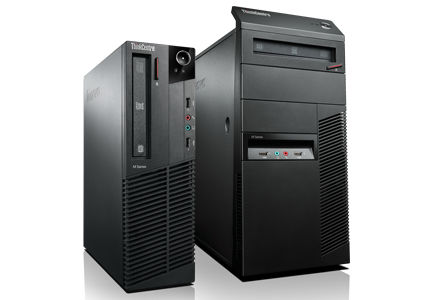 Lenovo ThinkCentre M91 Intel® Core™ i3 i3-2120 4 GB DDR3-SDRAM 500 GB Windows 7 Professional SFF PC Black