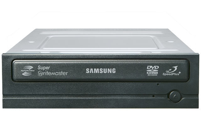 Samsung SH-S203P DVD Writer, Black optical disc drive Internal